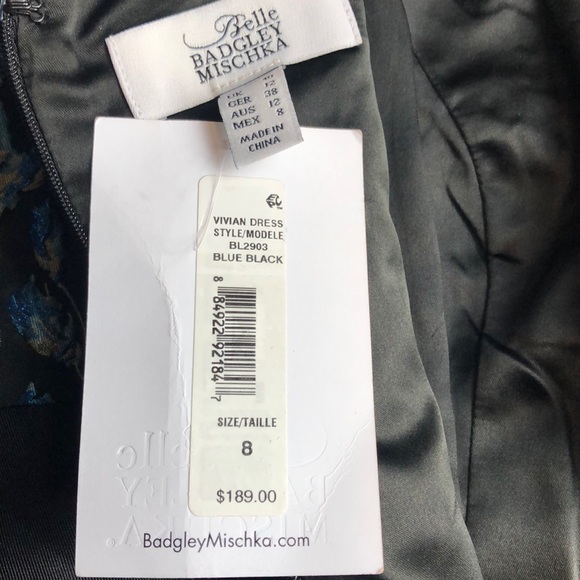 NWT Badgley Mischka Vivian Modele Dress - Picture 5 of 7